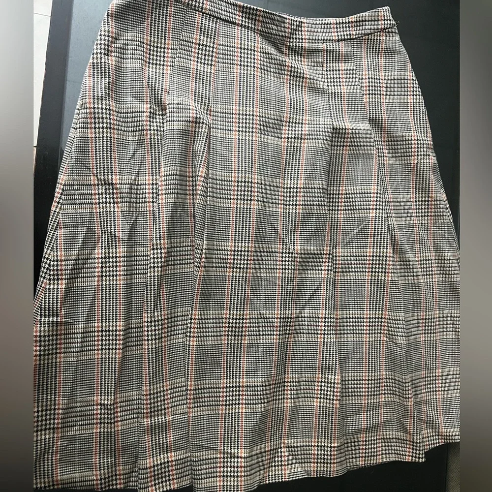Lauren Ralph Lauren Multicolor Plaid A-Line Skirt - Picture 11 of 16